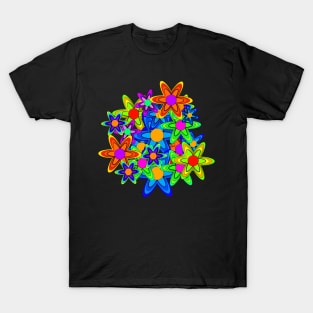 pop art flower design T-Shirt